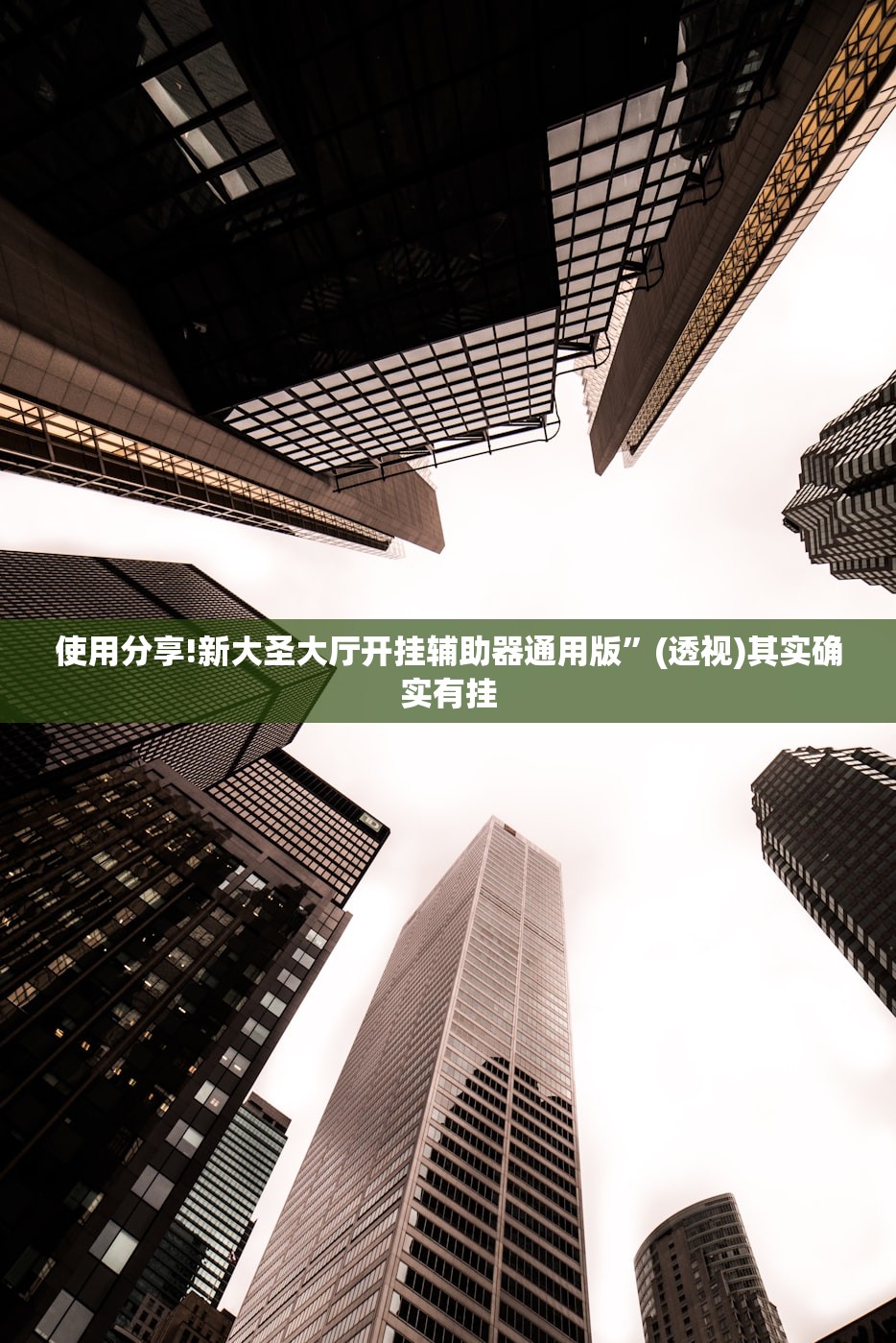 使用分享!新大圣大厅开挂辅助器通用版”(透视)其实确实有挂